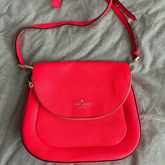 EUC Kate Spade Convertible Hot Pink Crossbody - Picture 2 of 12